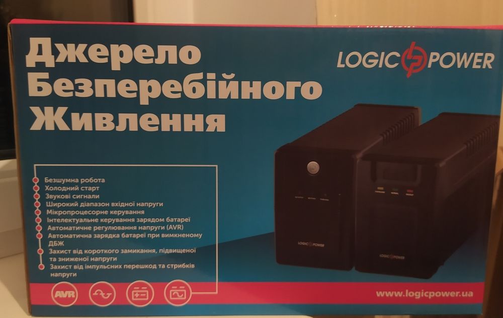 Джерело безперебійного живлення LogicPower  lp 650va