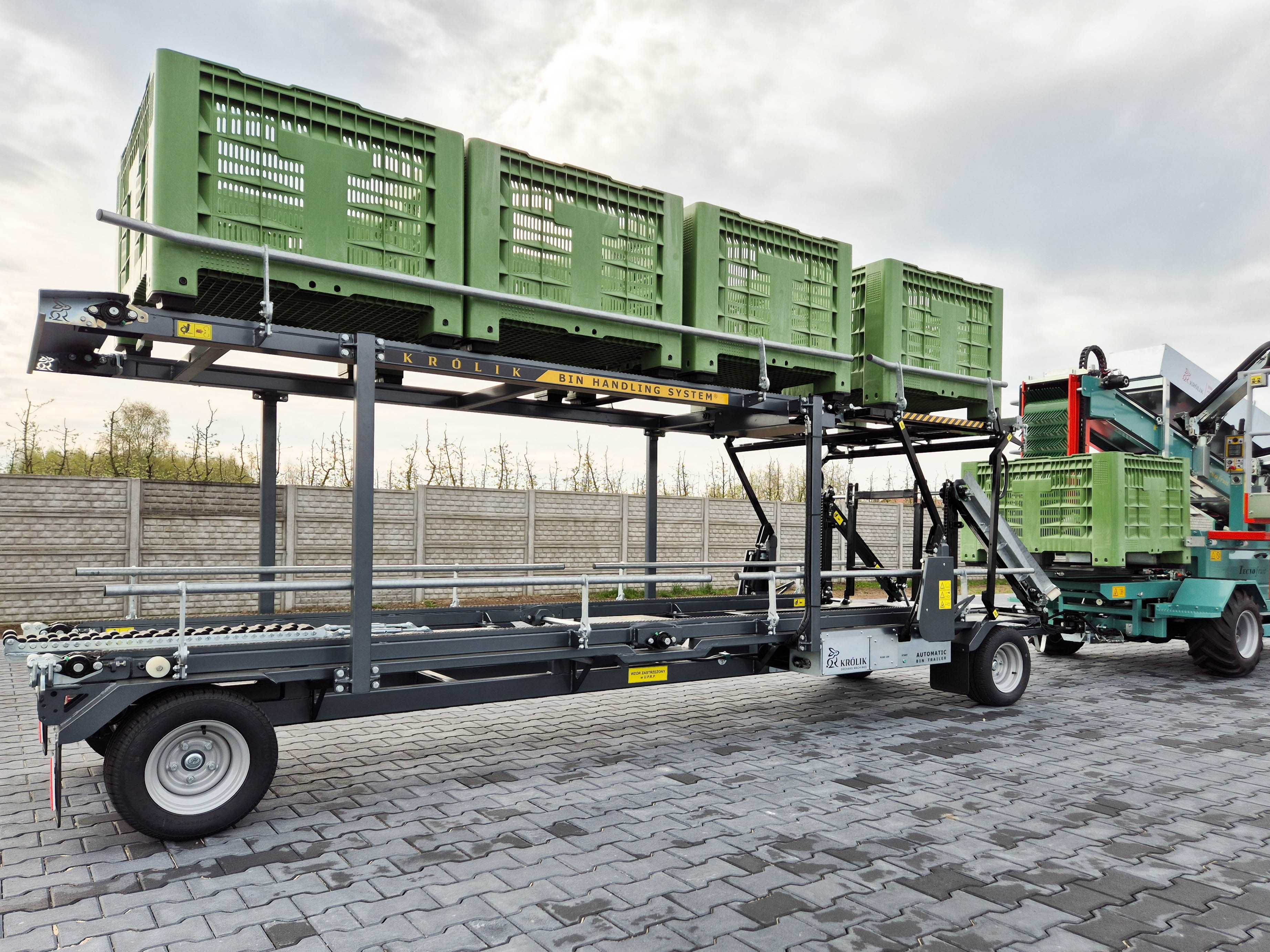 Kombajn do zbioru jabłek Tecnofruit CF-105 / OD RĘKI !
