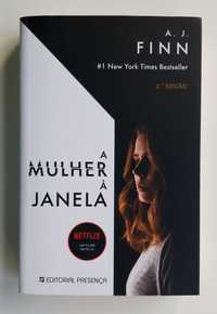 Livro A Mulher á Janela de A.J. FINN - NOVO.
