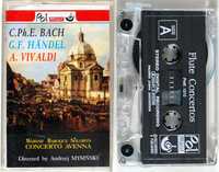 C.Ph.E. Bach, Handel, Vivaldi - Flute Concertos (kaseta) BDB