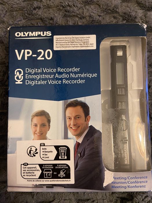 Olympus Vp-20 Dyktafon Cyfrowy, Czarny, 8 GB