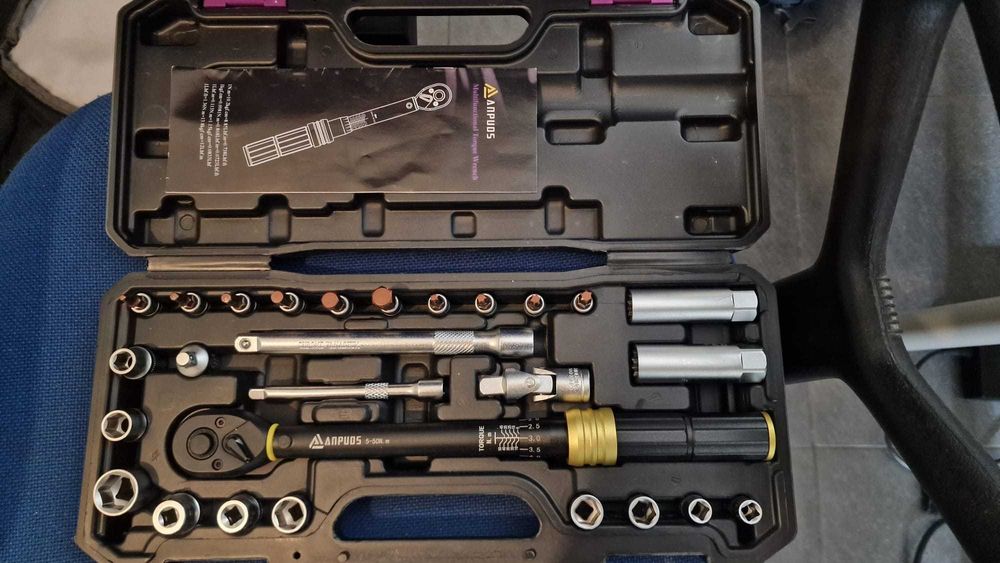 ANPUDS - Chave dinamométrica 3/8' Torque 5-50