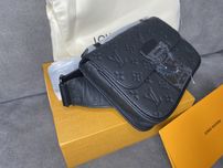 Кожанная мужская сумка s lock полный комплект LV луи витон