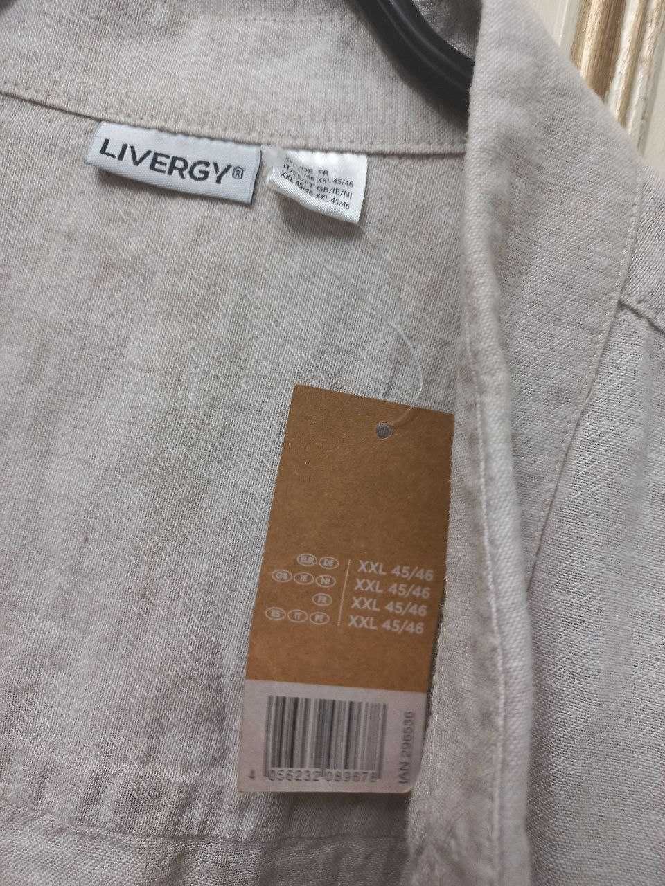 Сорочка льон Livergy р.XXL нова