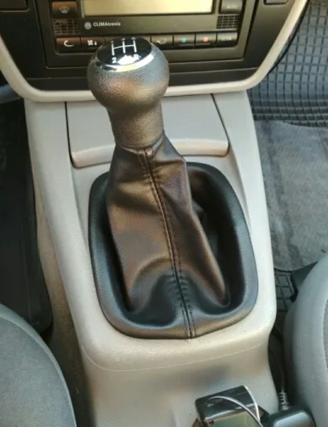 Manete Alavanca Punho Moca + Fole capa mudanças Passat B5, Audi