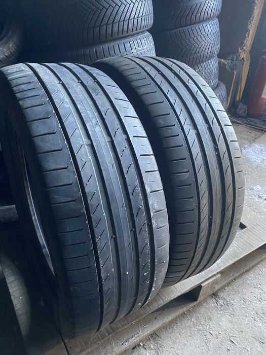 235.55.18 Continental 2шт БУ лето склад шины резина из Европы 55 R18
