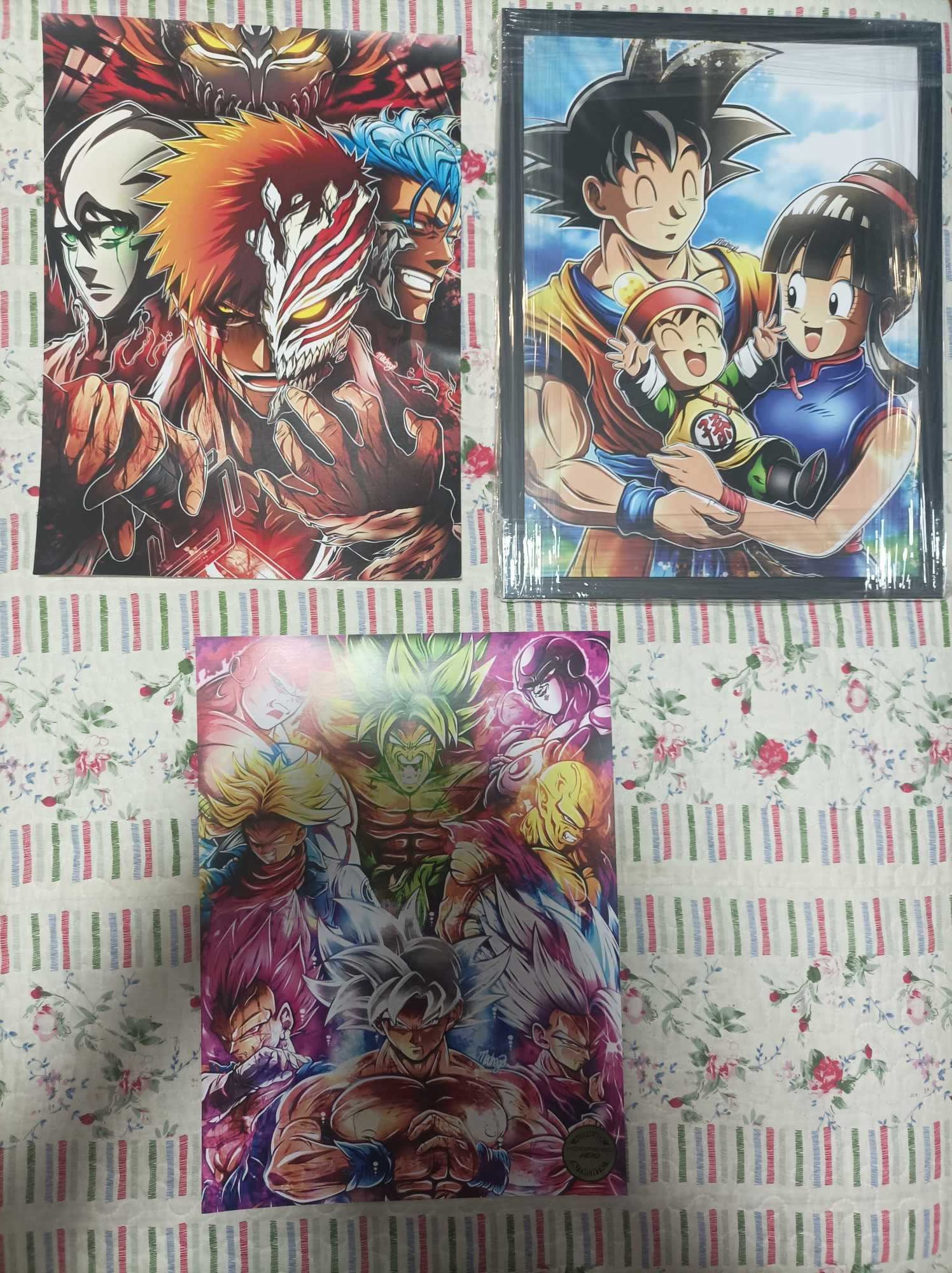 Vários artigos de Anime ( livros, figuras, quadros, etc. )