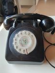 Telefone fixo vintage de Outubro de 1978