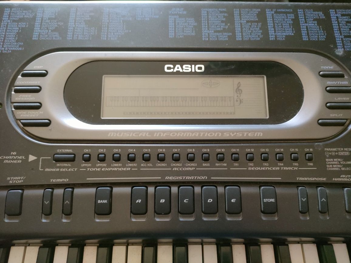 Casio WK-1600 sentyzator, keyboard, organy