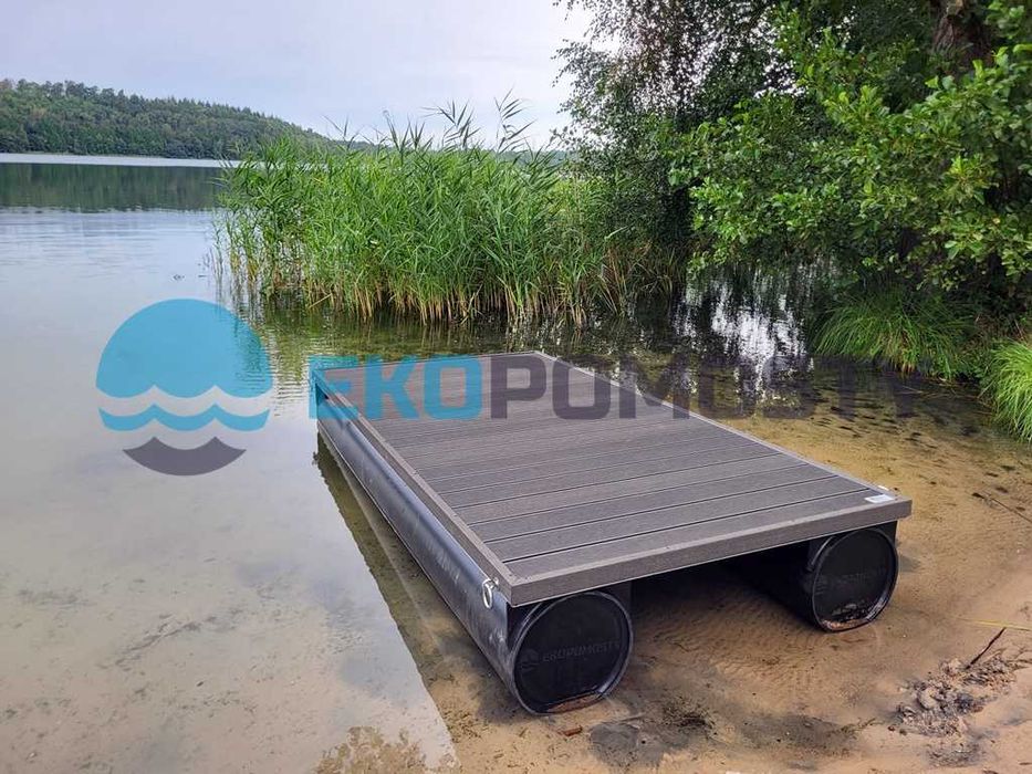 OD RĘKI - Pomost pływający, platforma pływająca 3x1,5m deska kompozyt.