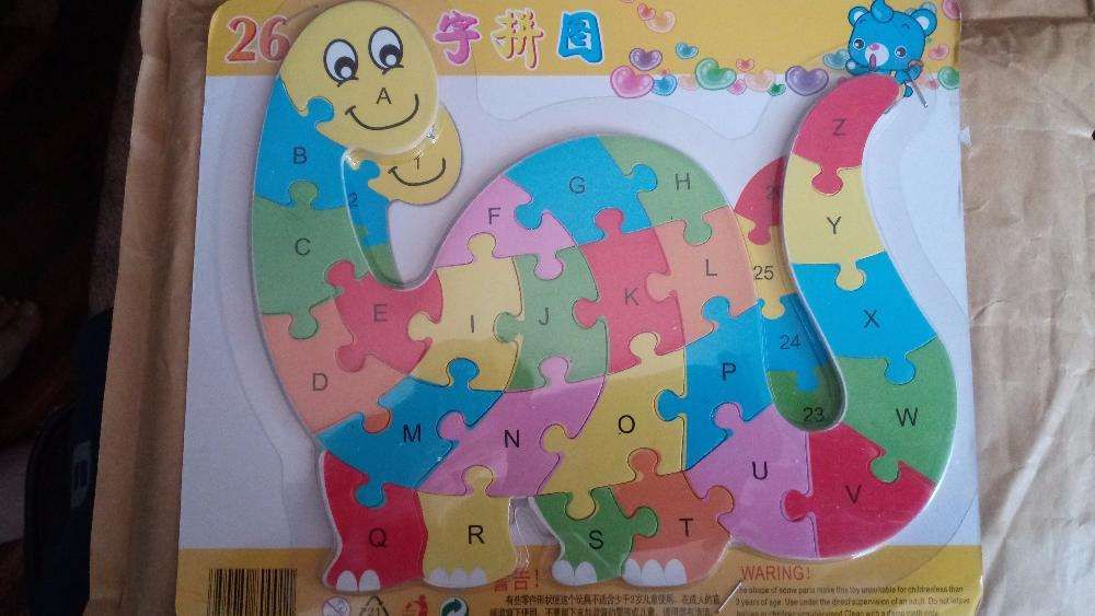 Puzzle didáctico para crianças