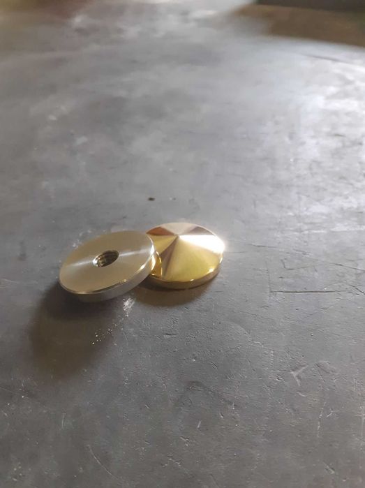 rozeta nierdzewna nakrętka ozdobna mosiądz