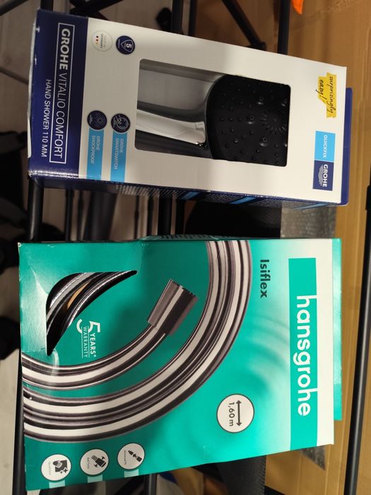 Nowy zestaw prysznicowy Hansgrohe sluchawka