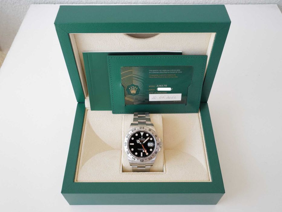 Rolex Explorer II Oyster Black Dial GMT 42mm