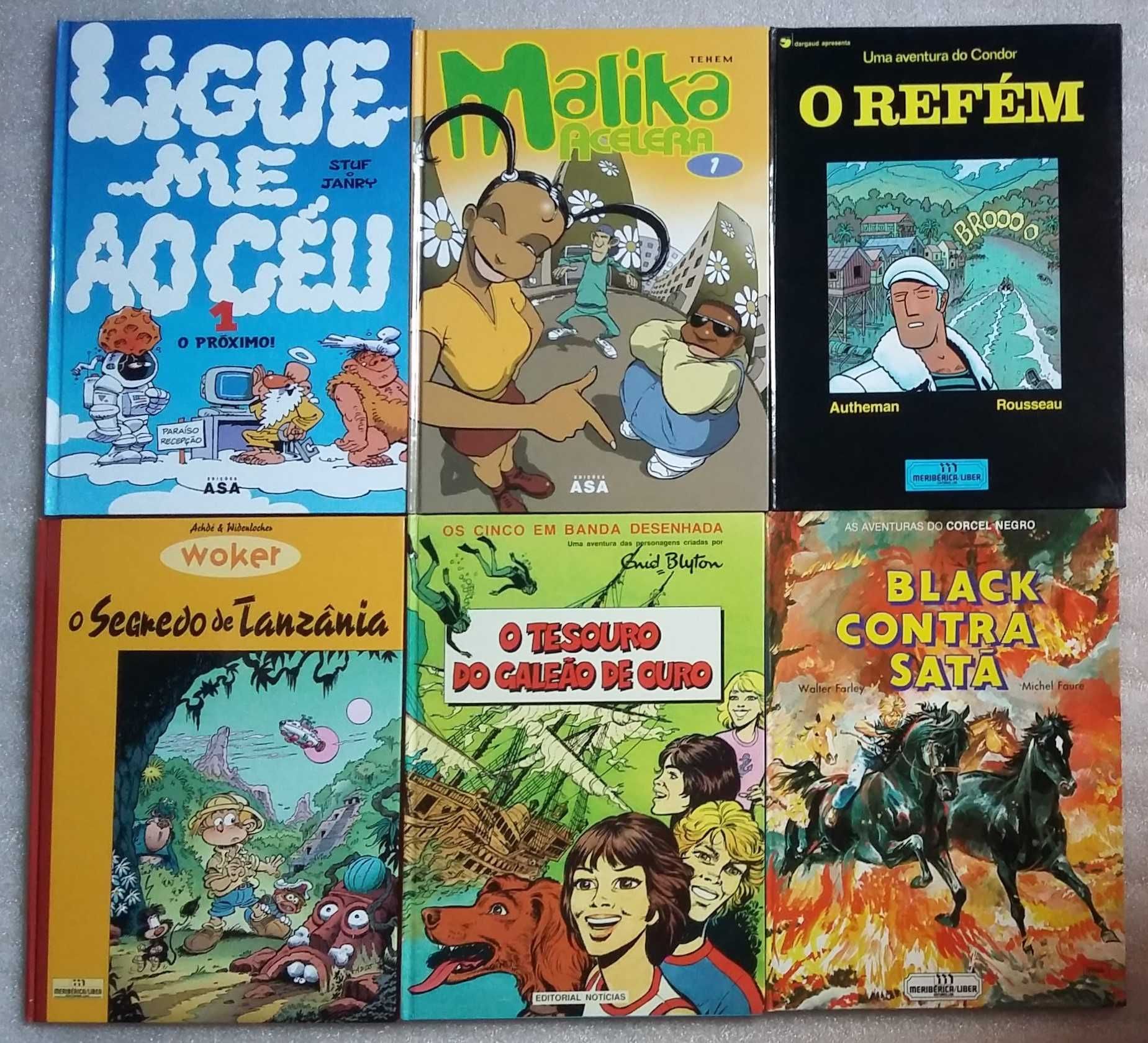 Tintin, Vic Valence. Fulù, Spirou e outros