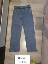 Spodnie jeansowe szersze