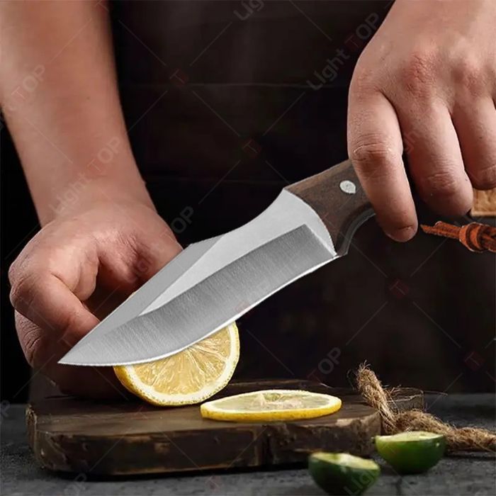 Nóż ze stali nierdzewnej tasak kuchenny do krojenia finka