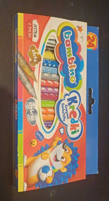 Kredki świecowe bambino 24 szt