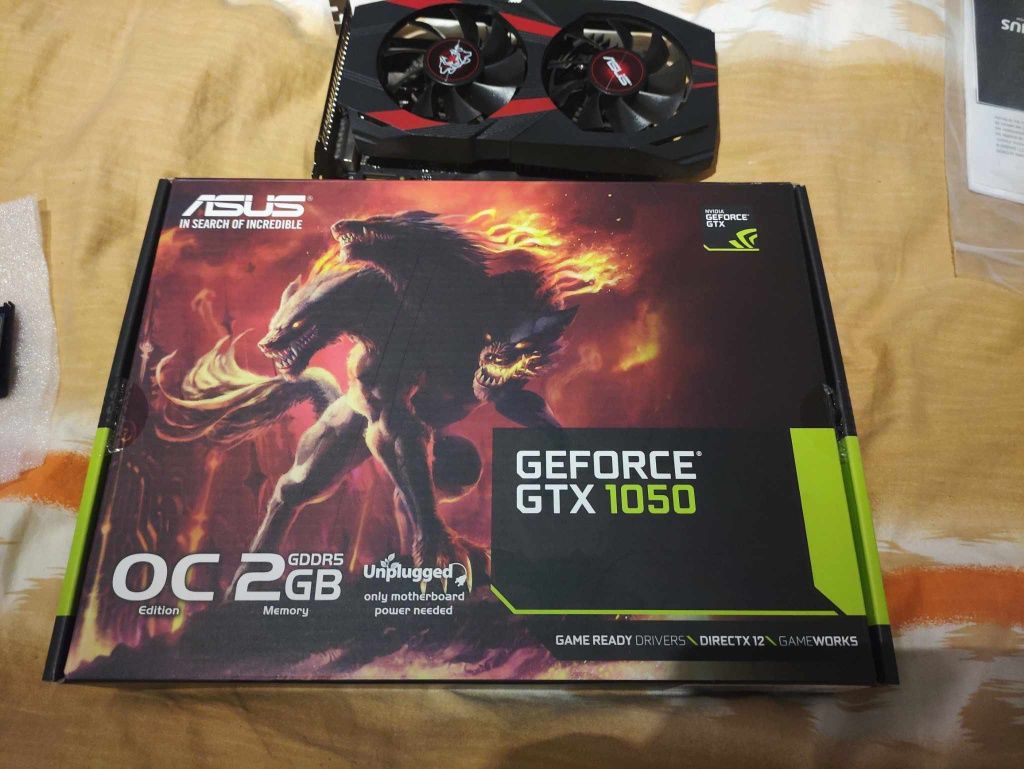 ASUS GeForce GTX 1050 CERBERUS OC 2gb gddr5