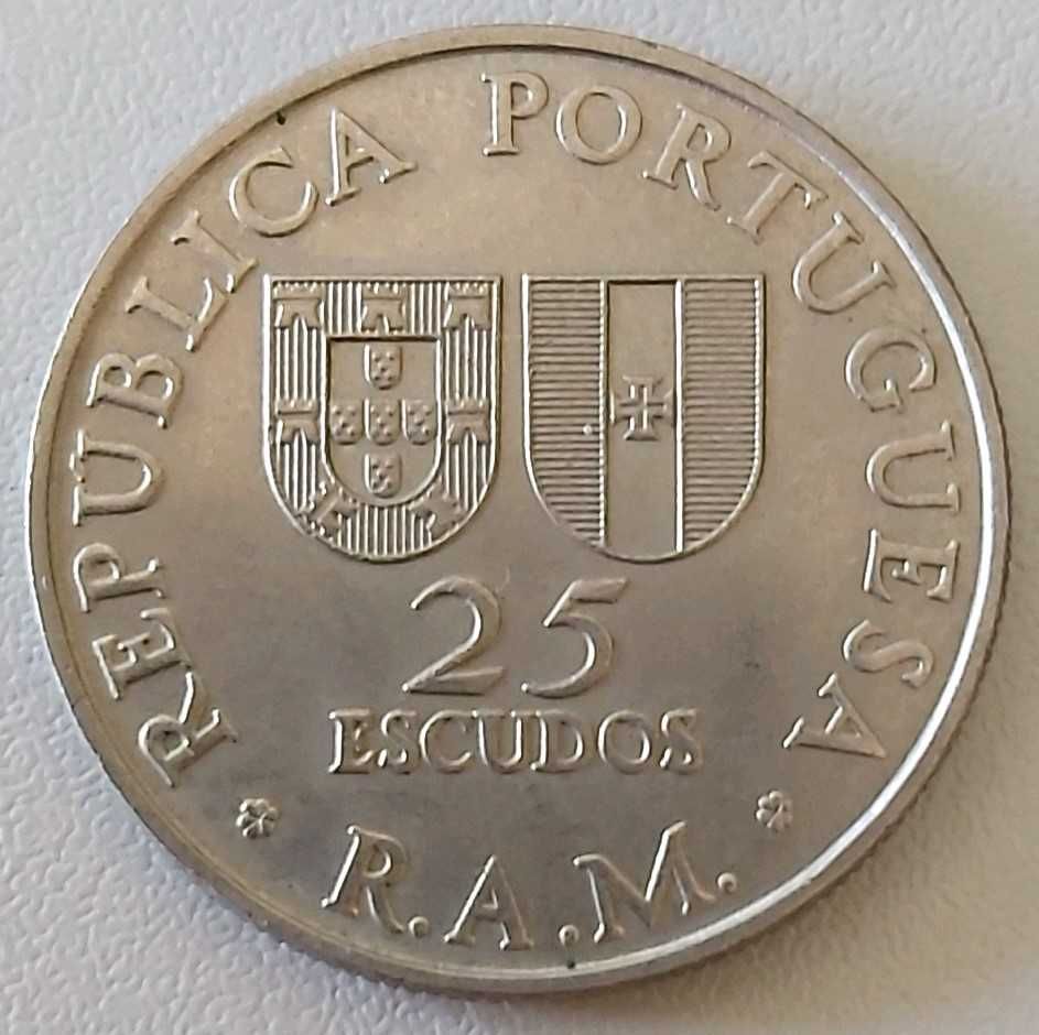 25$00 de 1981 Republica Portuguesa, Região Autónoma Madeira, Zarco