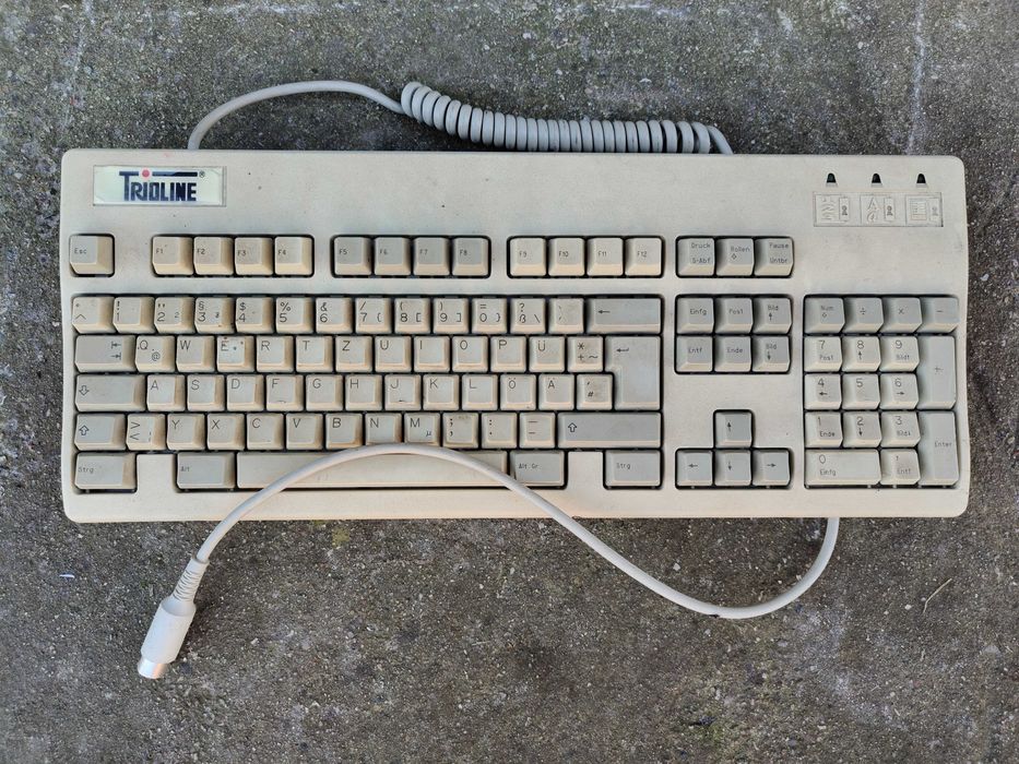 Klawiatura Vintage TrioLine Key Tronic Model E05002gr