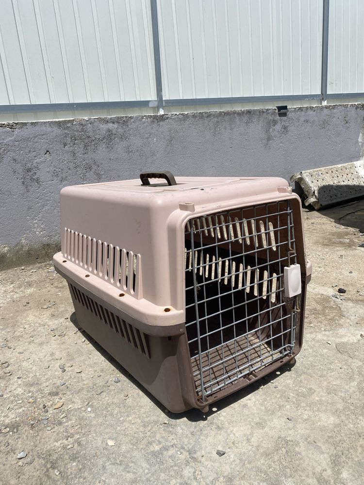 Casota e transportadora de cão pequeno/médio