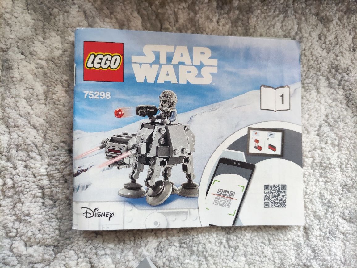 LEGO 75298 Star Wars Mikromyśliwce: AT-AT kontra Tauntaun 100% komplet