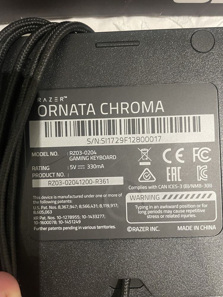 Razer Ornata Chroma