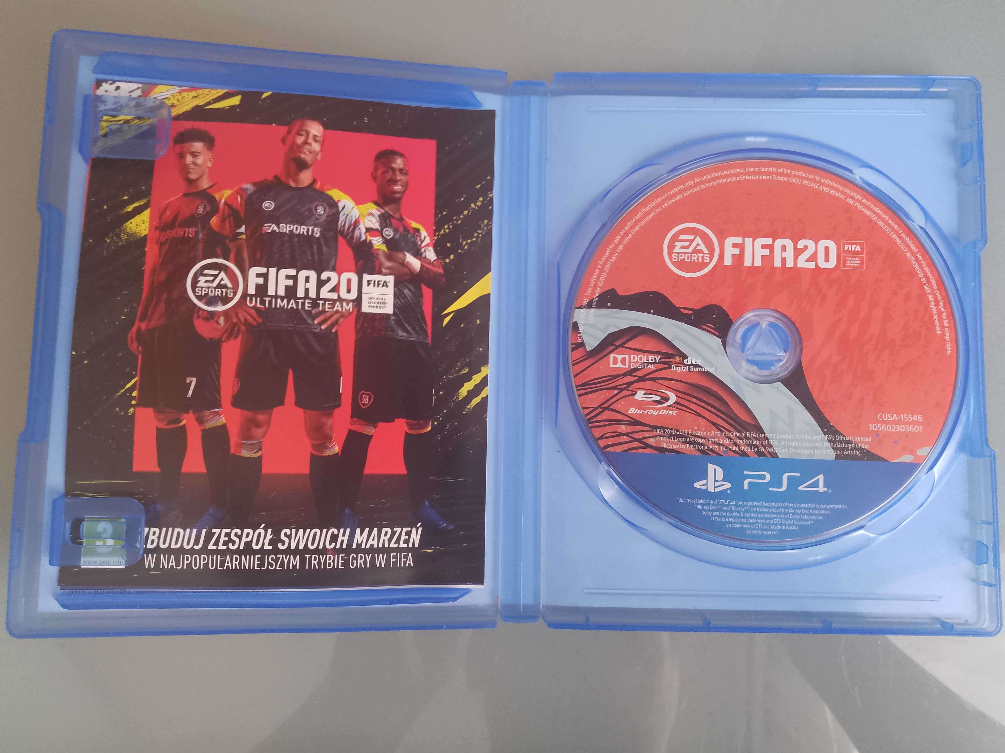 FIFA 20 PS4 PL PlayStation 4