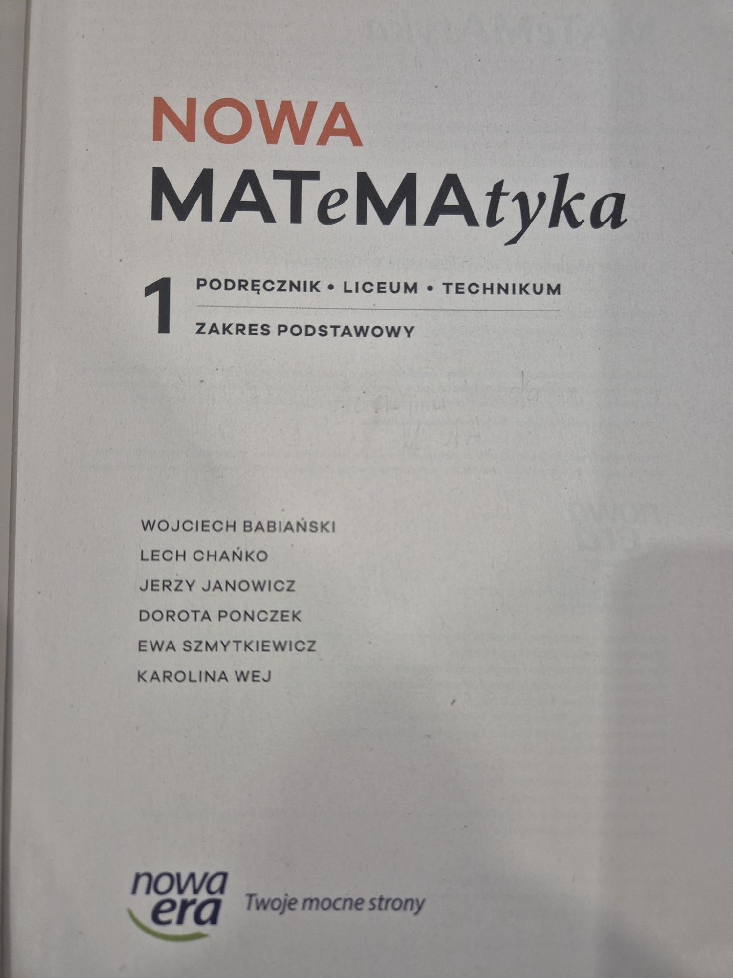 Nowa matematyka 1