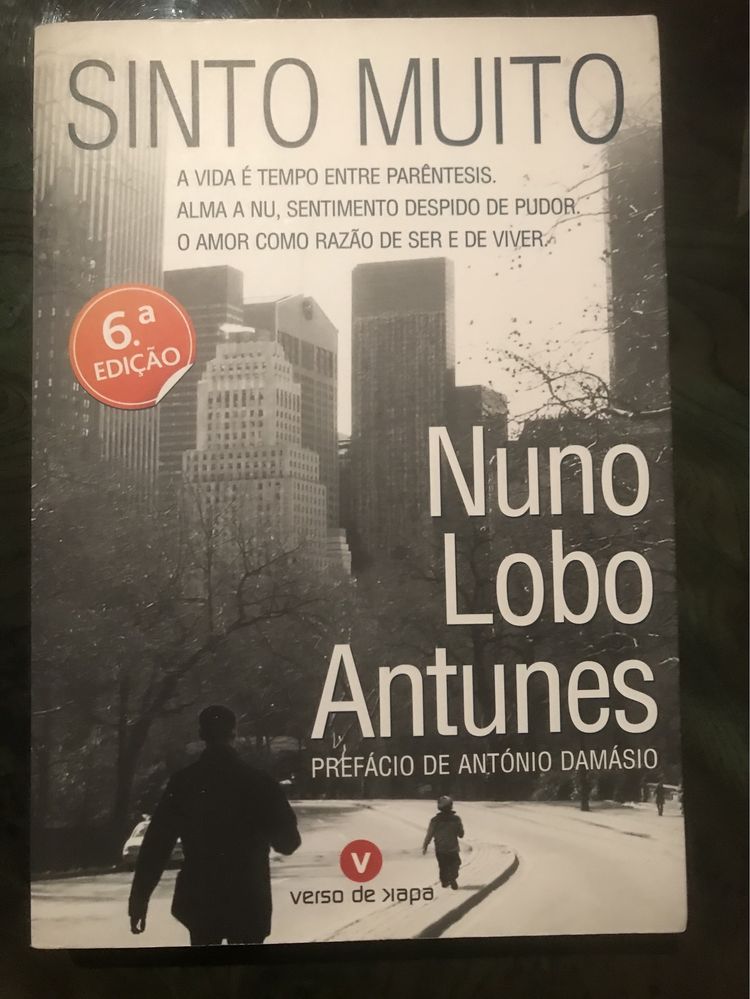 Sinto Muito - nuno lobo antunes