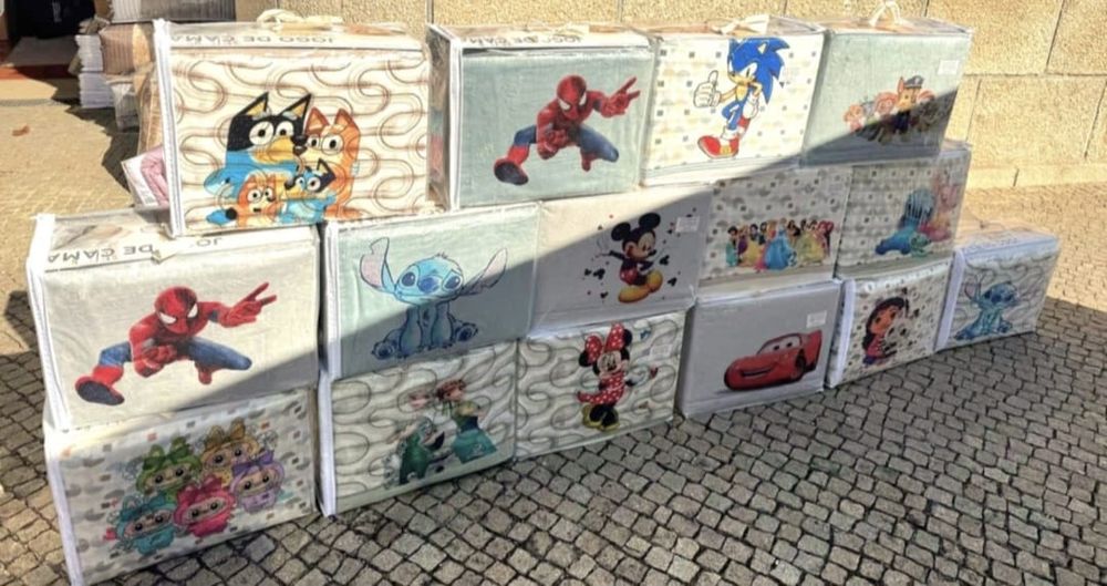 Lençóis coralina casal ou solteiro