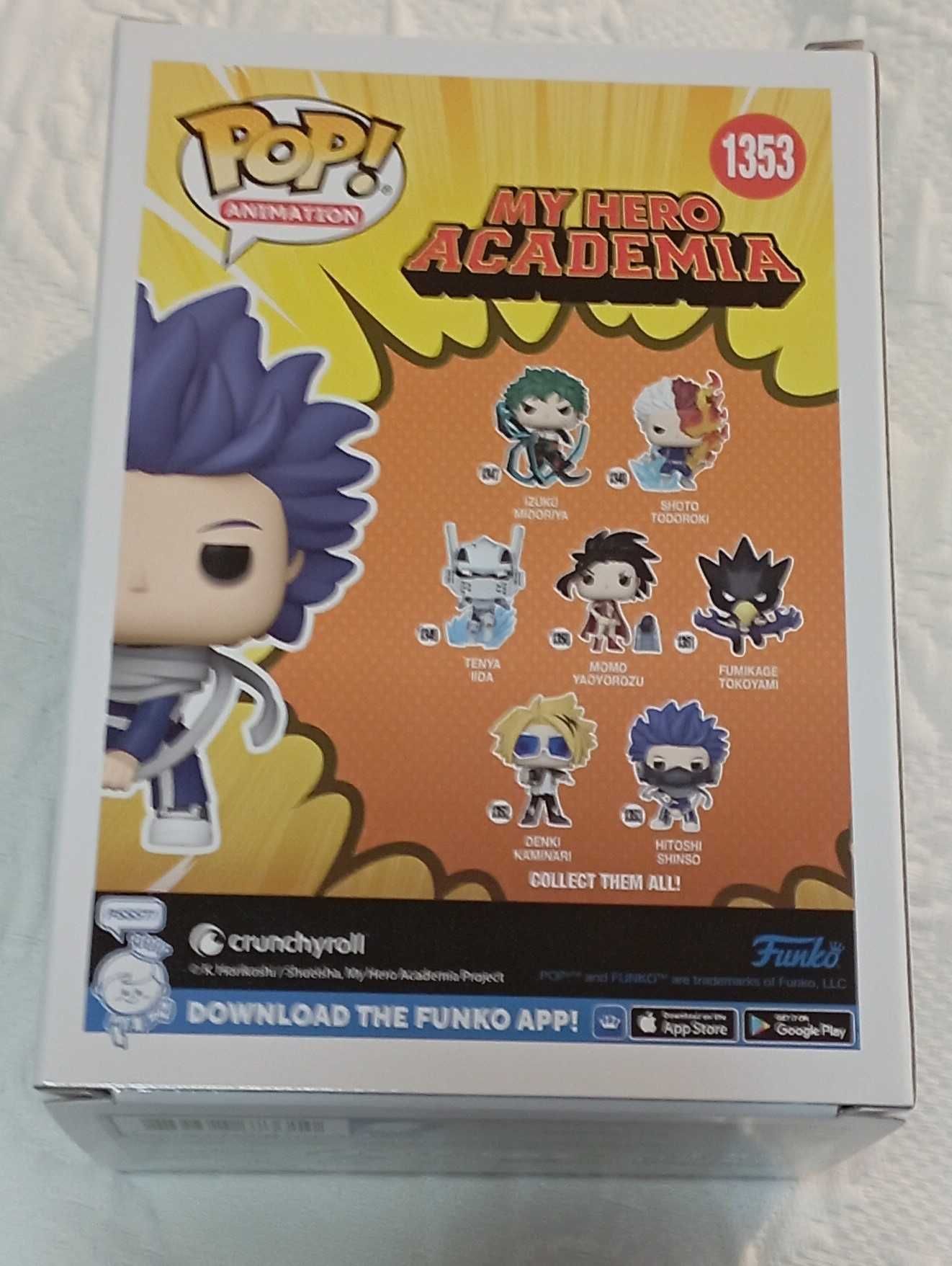 funko pop my hero academia 1353 hitoshi shinso chase