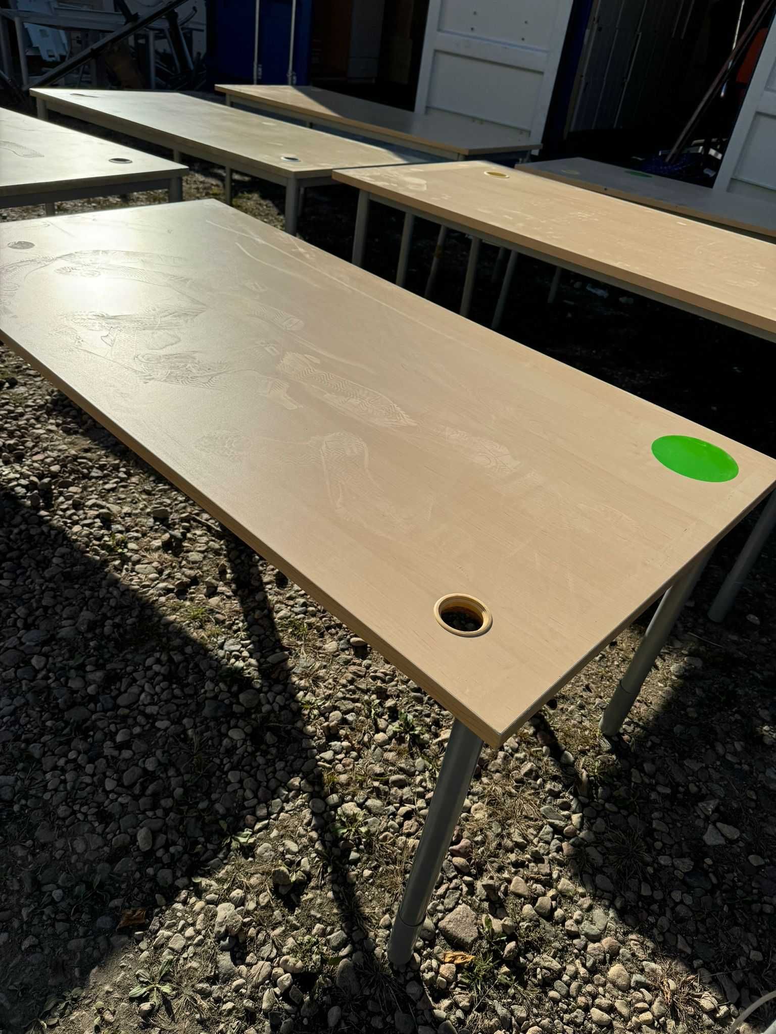 Biurko 160x80 BUK biurka stoły do  biur szkół  domu hostelu