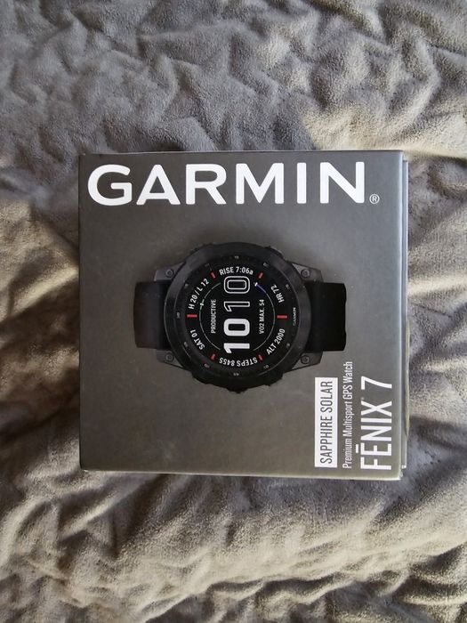 Garmin Fenix 7 Sapphire Solar Tytanowy z powłoką węglową +gratisy