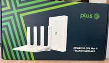 Router Zowee 5G CPE MAX 5 + HUAWEI WiFi AX3 nowy gwarancja