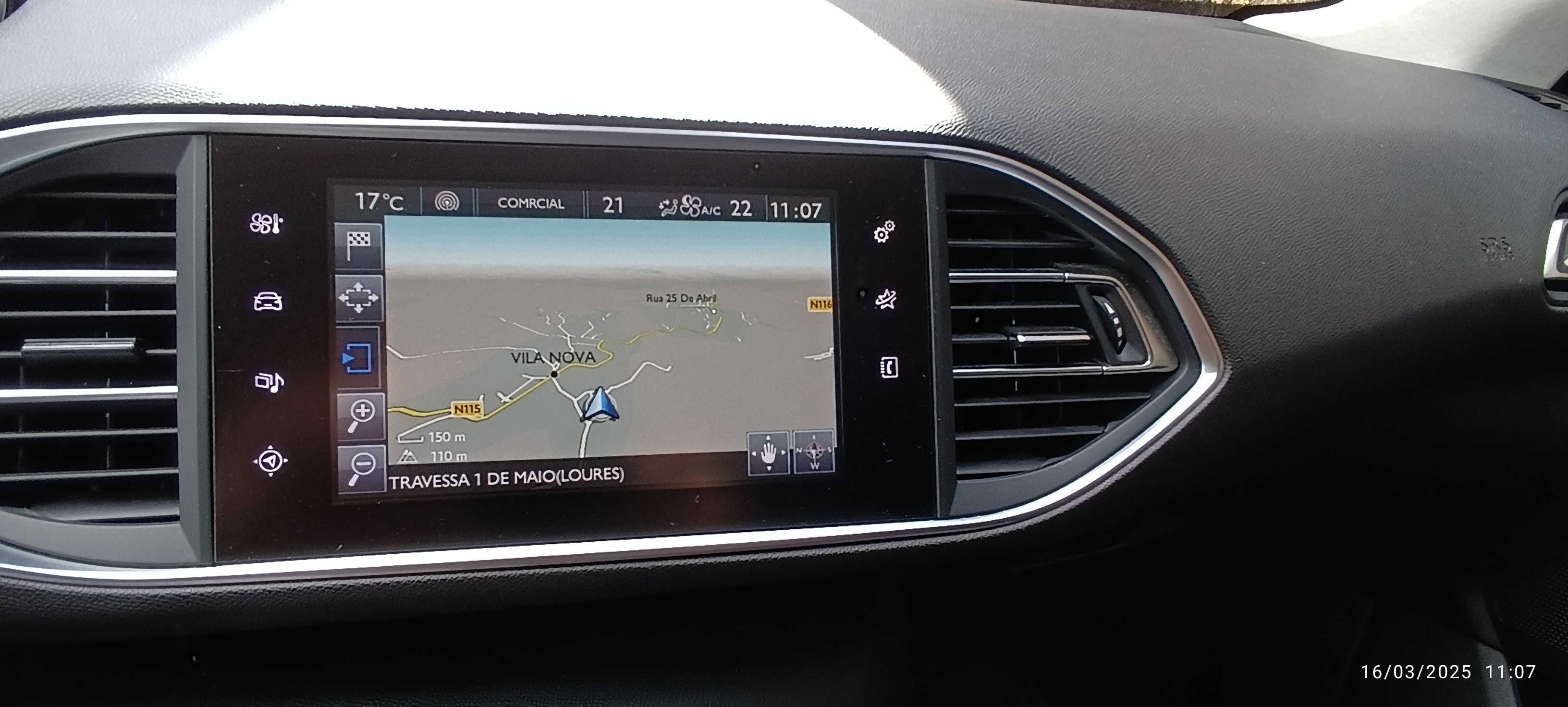 Peugeot 308 SW blue HDI ALLURE EAT8 HDI 120 CV