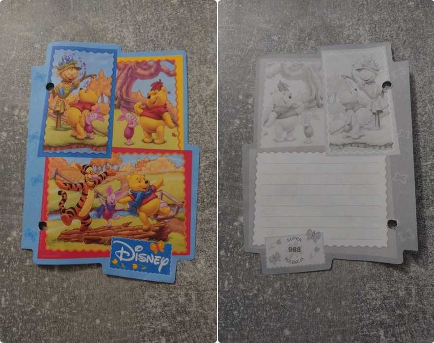 Karteczki do segregatora Disney Kubuś Puchatek