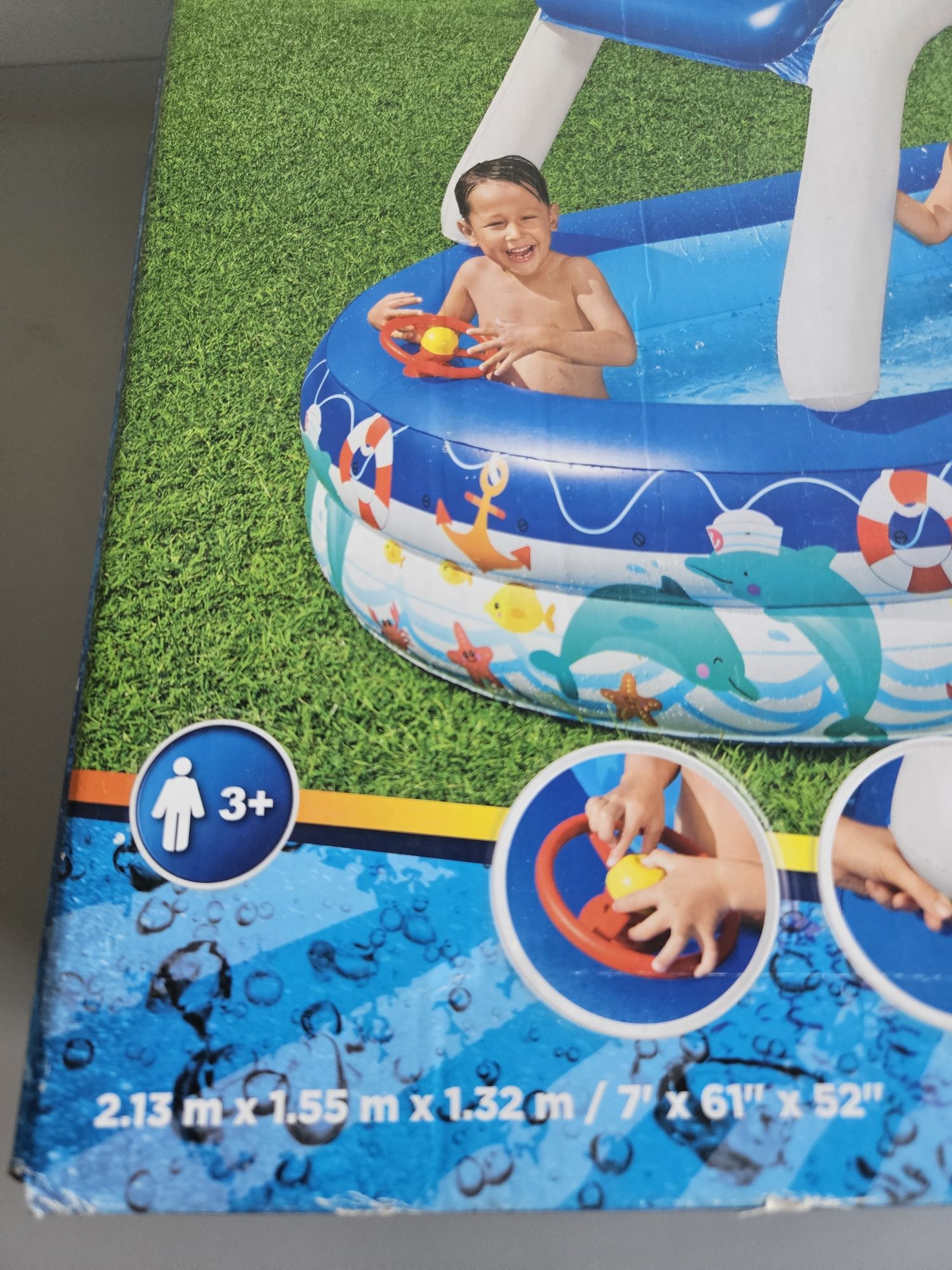 Nowy dmuchany basen Bestway z daszkiem UV