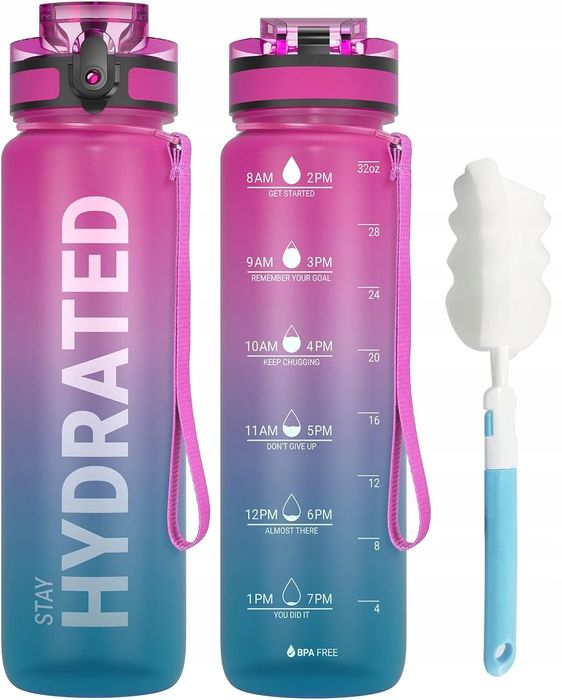 Sahara Sailor Stay Hydrated Butelka Bidon motywacyjna 1000 ml