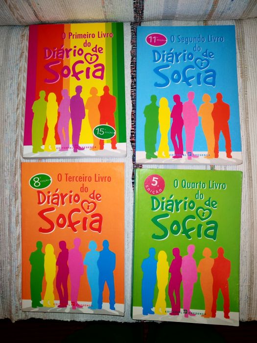 Livros Diário de Sofia 1, 2, 3 e 4 (Portes grátis)