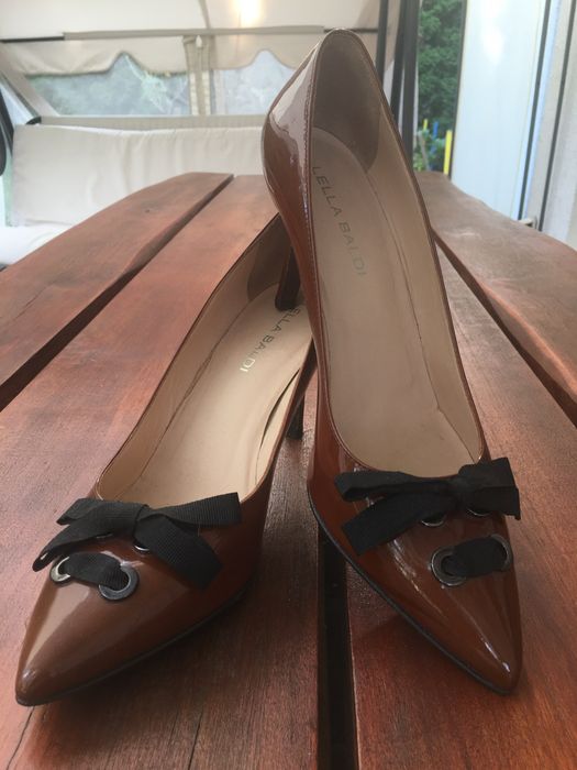 Lella Baldi oryginalne włoskie skóra lakierowana r.40 made in Italy