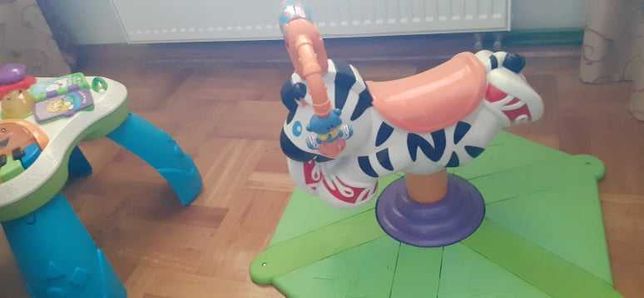 Zebra skoczek świetna zabawka dla dziecka