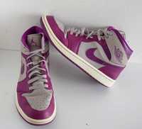 Air Jordan 1 Mid buty sneakersy fioletowe 42 , 5