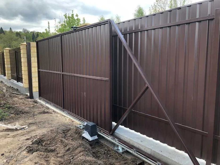 Автоматичні ворота, Автоматика для відкатних воріт, Мотор для воріт