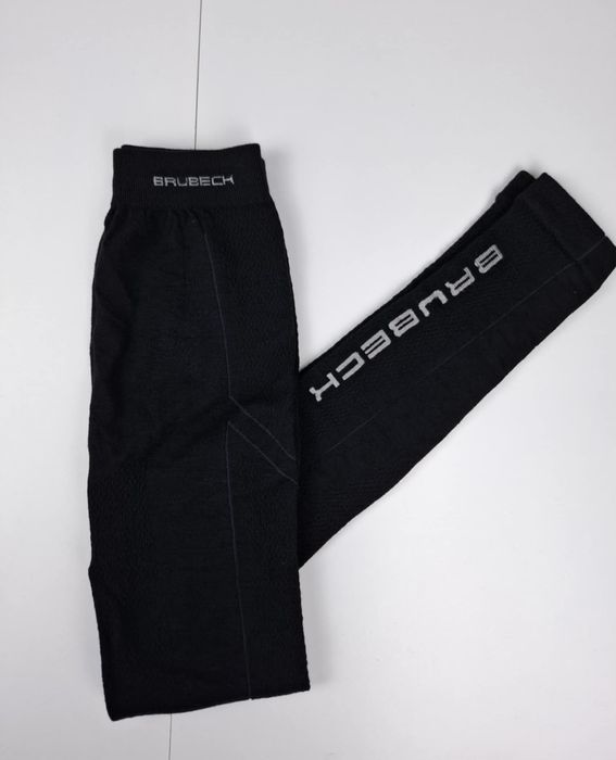 Męskie spodnie wełniane Brubeck M, legginsy wełna merino
m