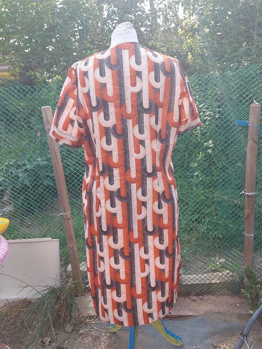 Stara sukienka z czasów PRL rozmiar 2XL/3XL