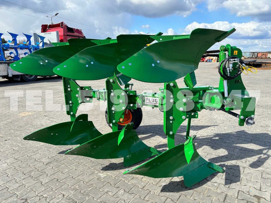 PŁUG obrotowy zabezpieczenie zrywalne/ regulowana szerokość/ euro-masz