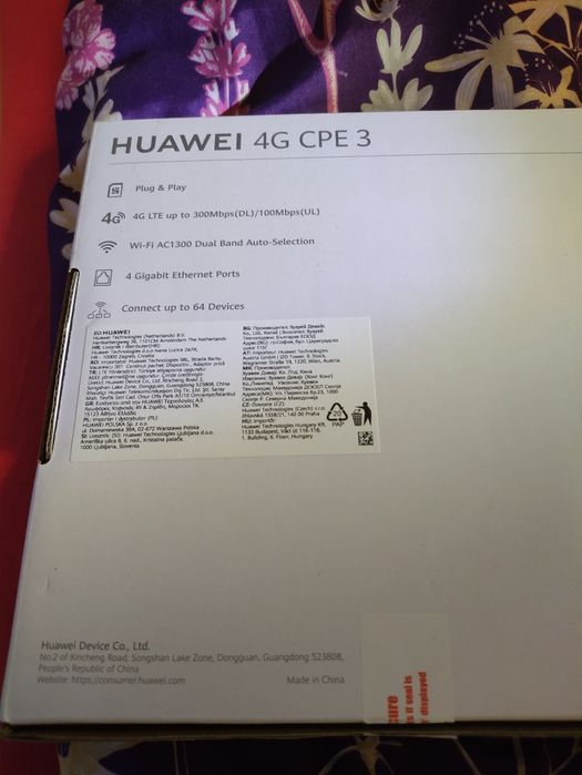 Ruter Huawei 4g cpe3