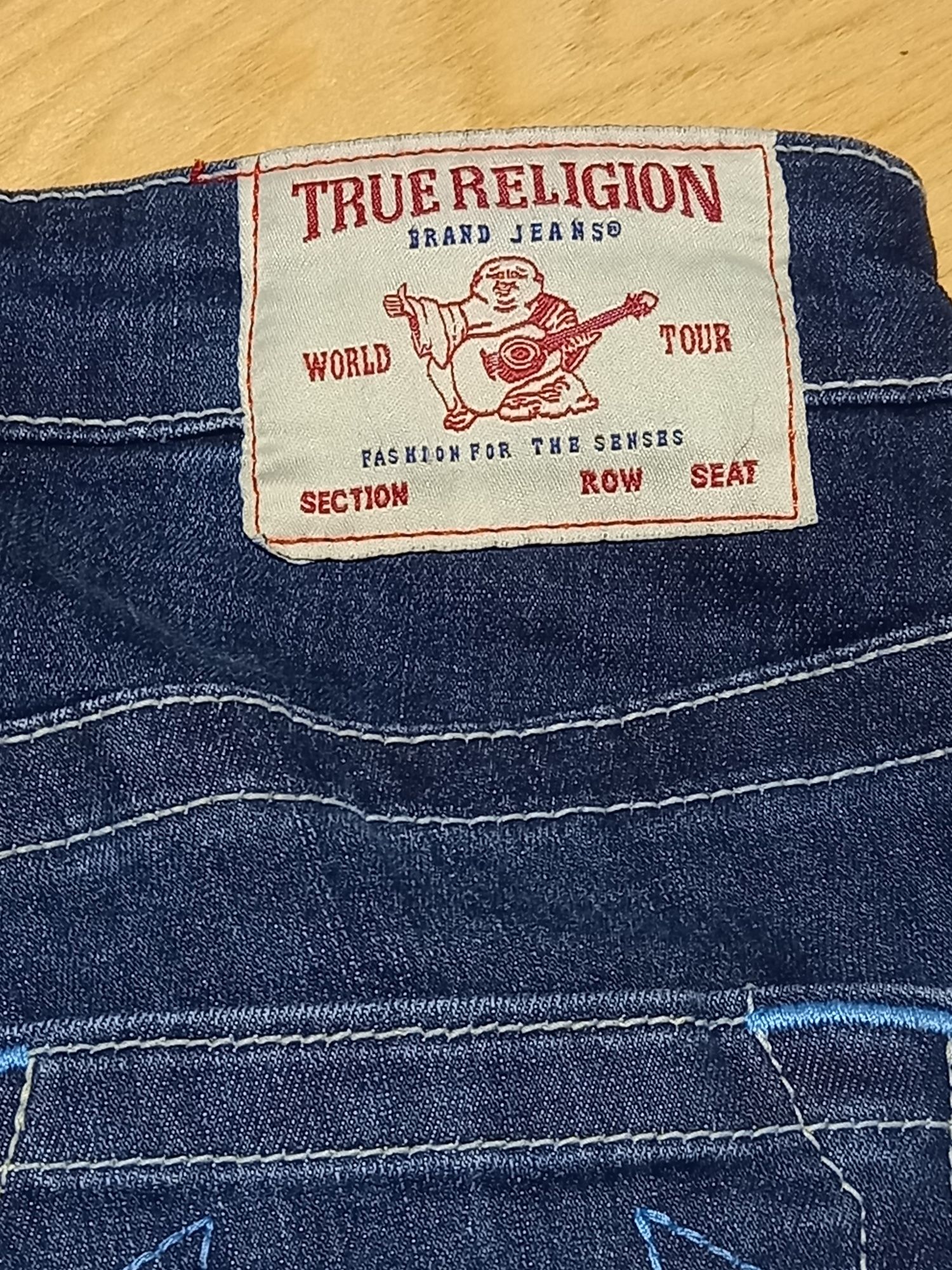 True religion spodnie jeansy super skinny W25